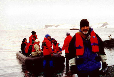 Zodiac and wet landing